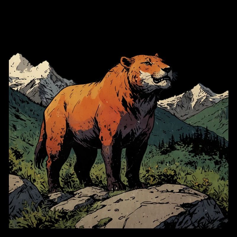 Tiger-Comic-Stil