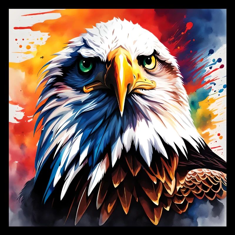 Eagle coloured