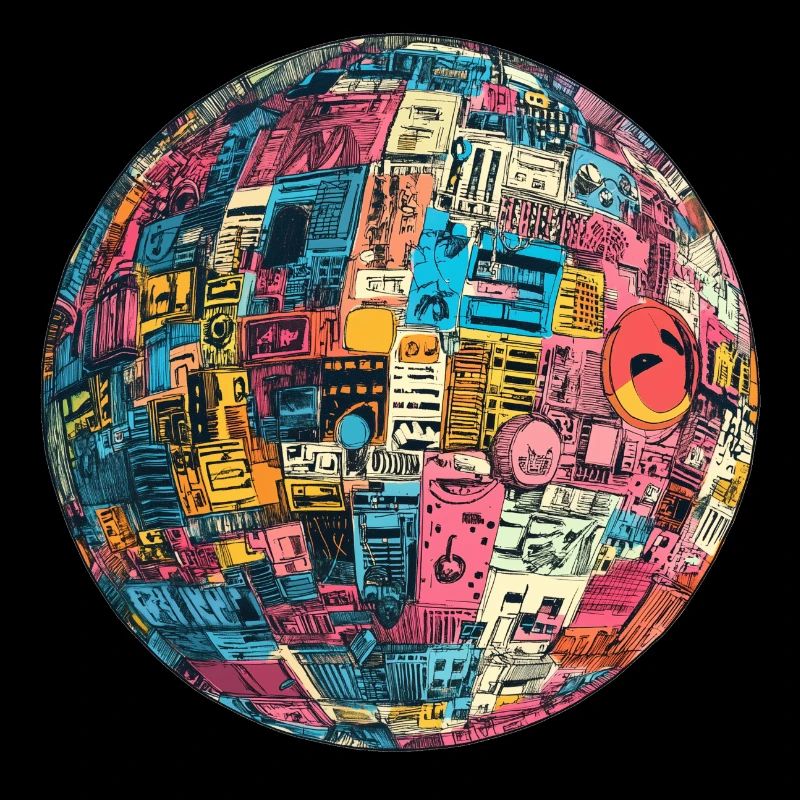 Sphère rétro-future : vision Technicolor !
