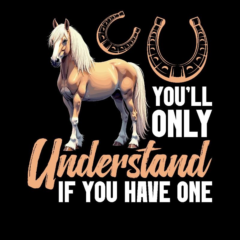 Propriétaire de cheval Si vous avez un Cheval Maman Haflinger