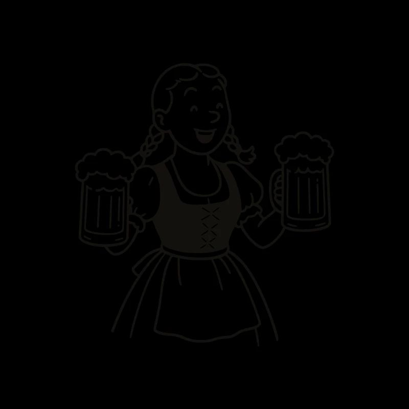 Bier Mädchen - Ein Prosit der Gemütlichkeit