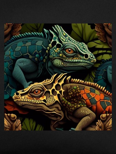 Leguan-Duo