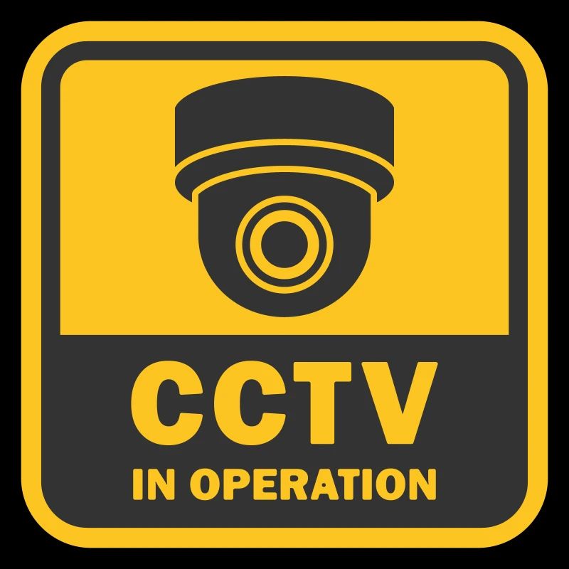 Security cameras in use symbol icon. Fixed CCTV ca