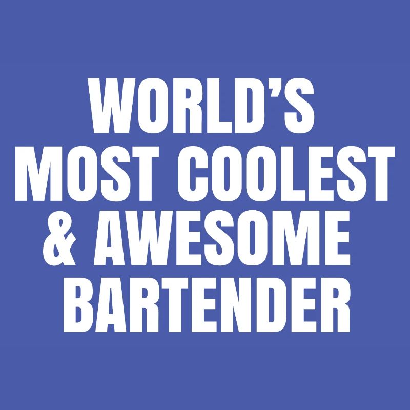 World's most coolest and awesome bartender