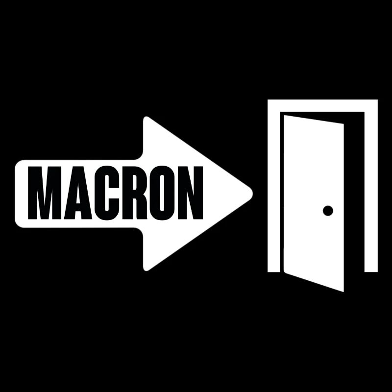 Macron la porte