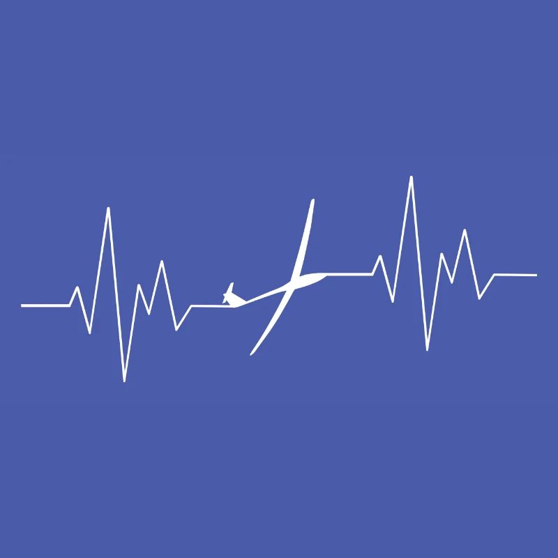 Glider Heartbeat Gliding Pilot Flight
