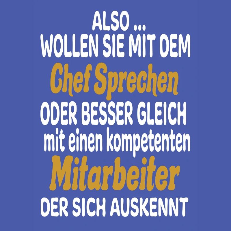Wollen Sie Mit Chef Sprechen Oder Mitarbeiter