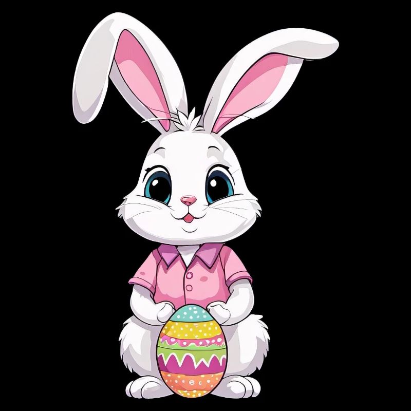 Easter bunny with Easter eggs