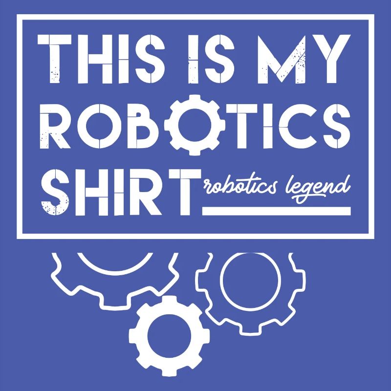 Netter Roboter Lustiger Spruch Robotic Engineer
