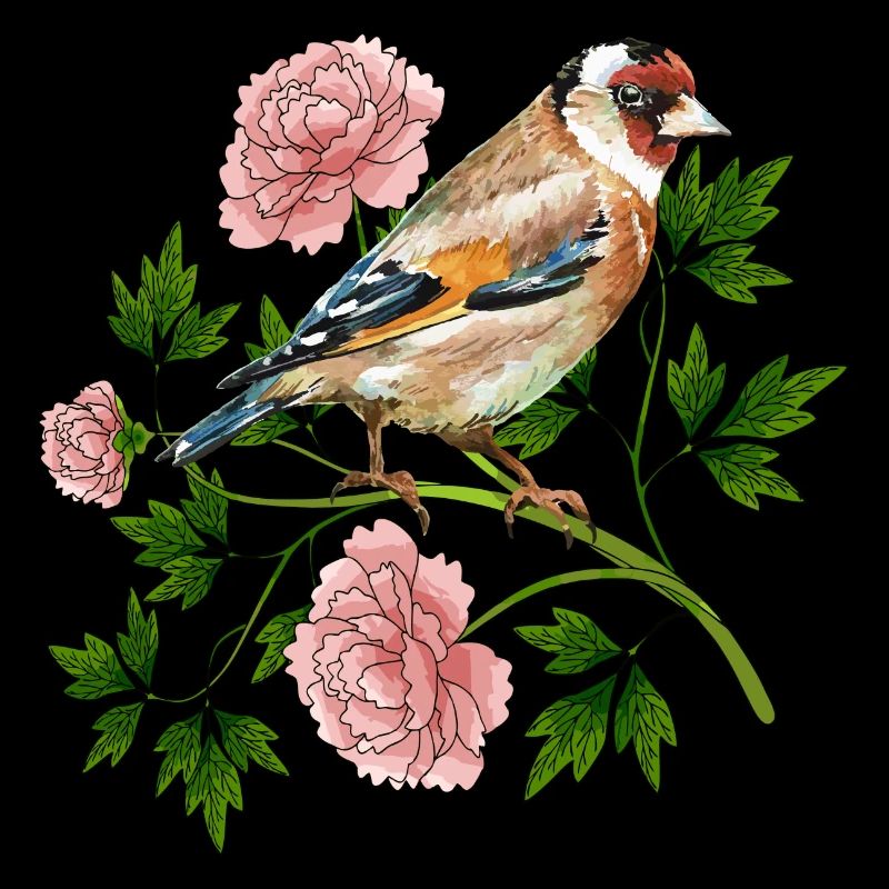 Bunter Vogel