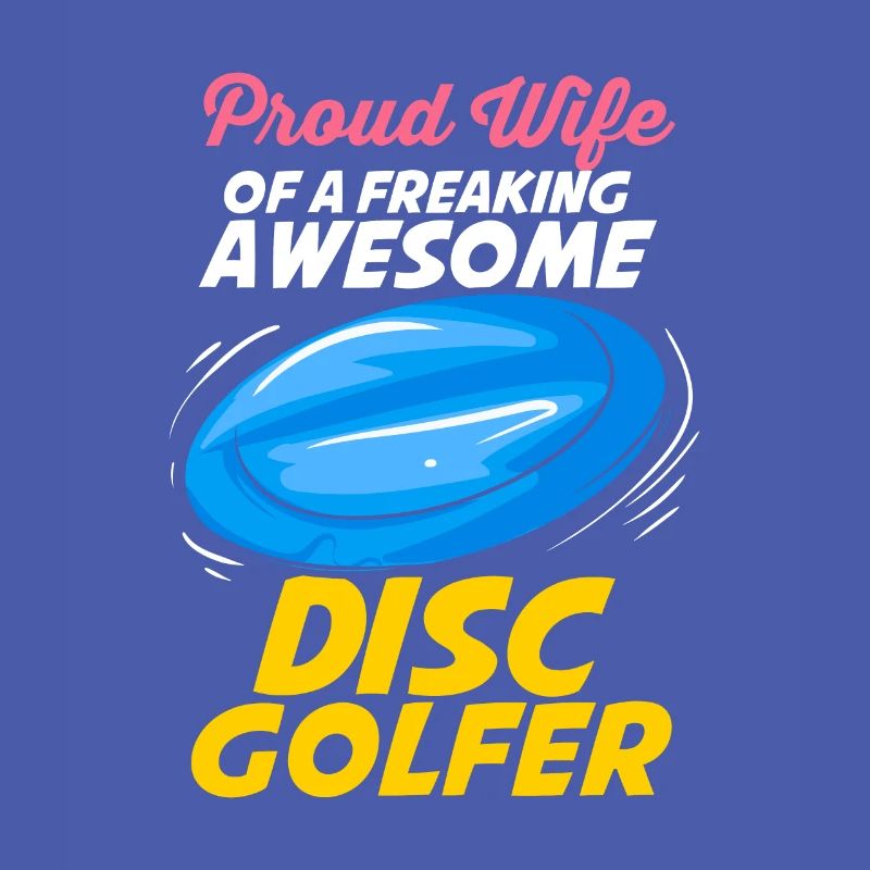 Ehefrau eines Discgolfers Disc Golf
