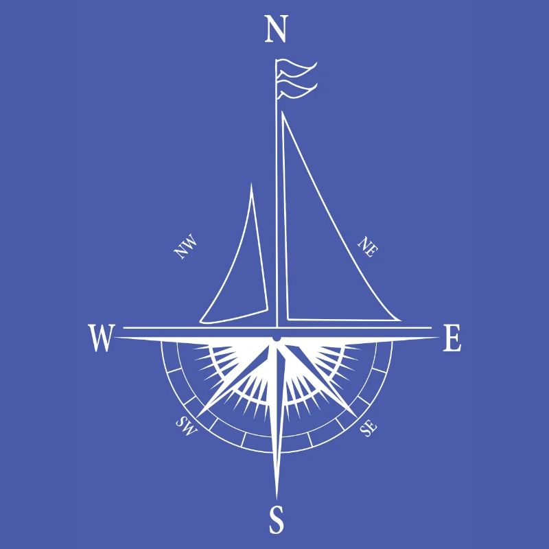 Ship Compass Navigation Capitaine Cadeau de voile