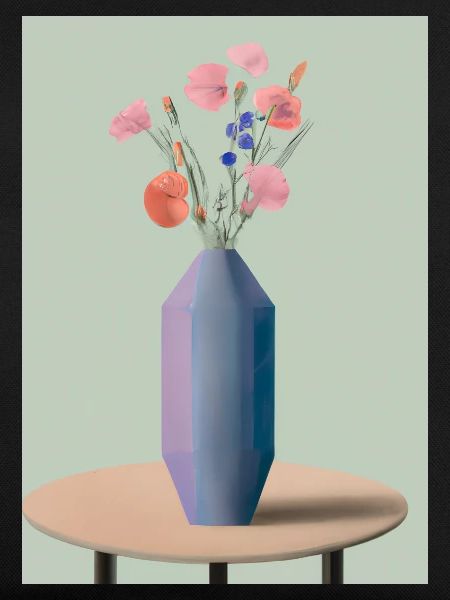 Fancy Blumen Vase