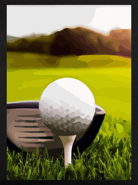 Golfball Abschlag