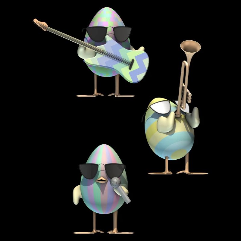 Cool easter egg band