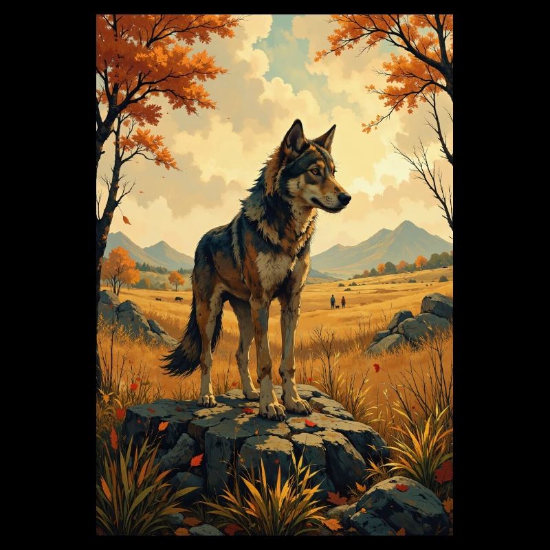 Das Bild des Wolfes