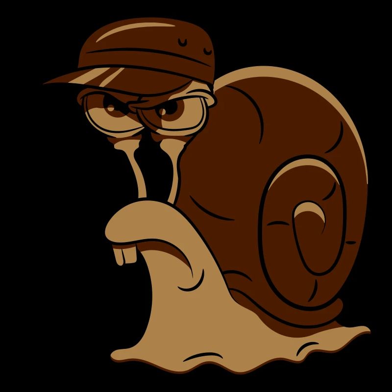 Snail funny evil
