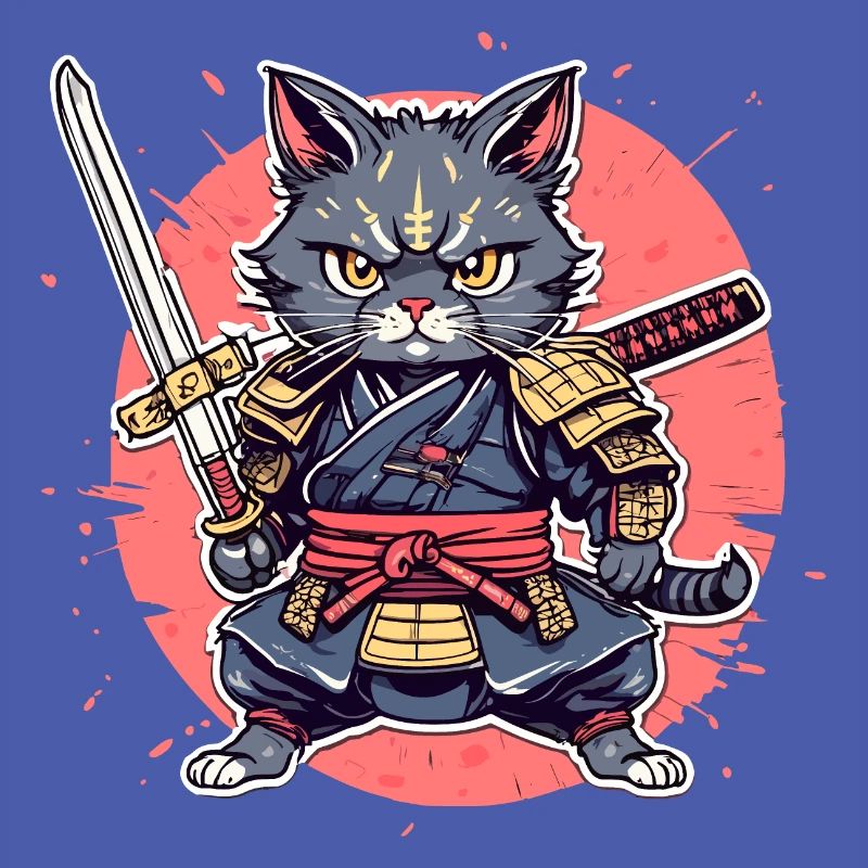 Samurai Cat #32