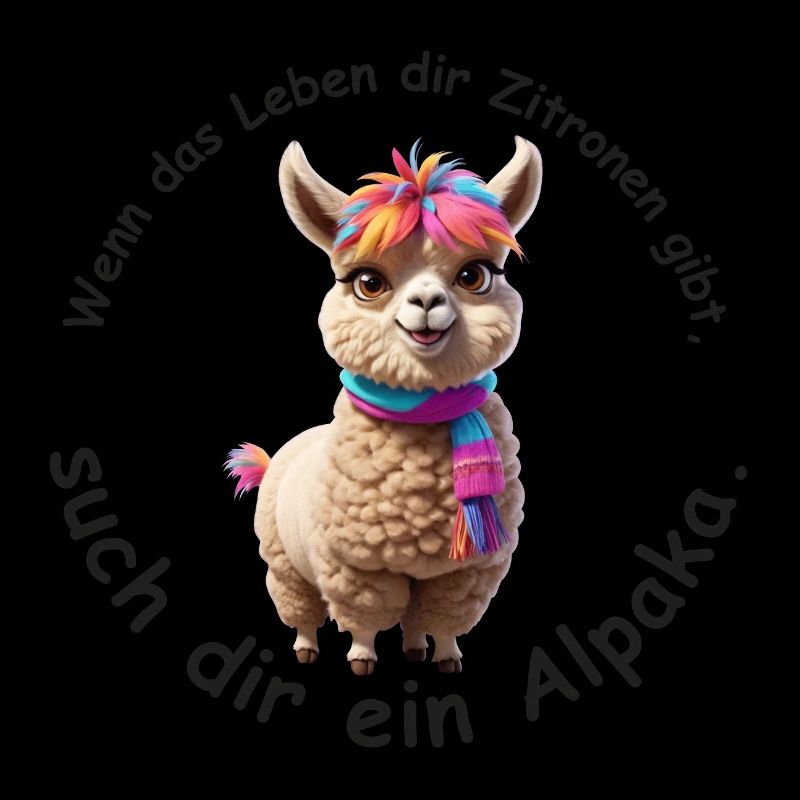 Such dir ein Alpaka