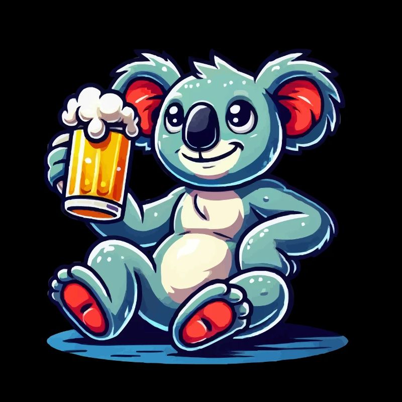 koalabär bier comic
