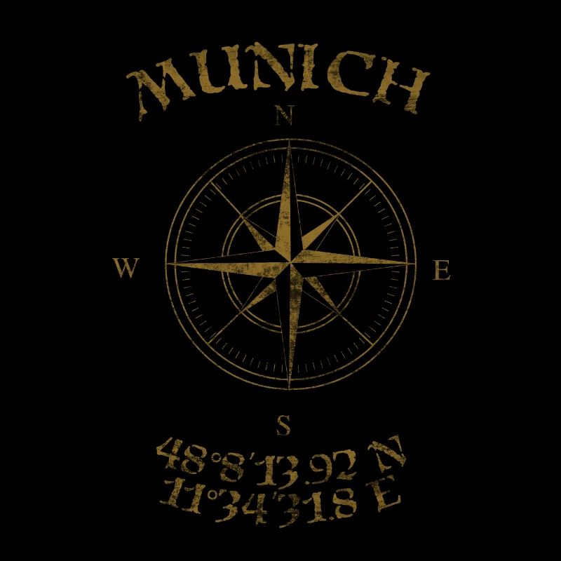 Compass GPS coordinates Munich