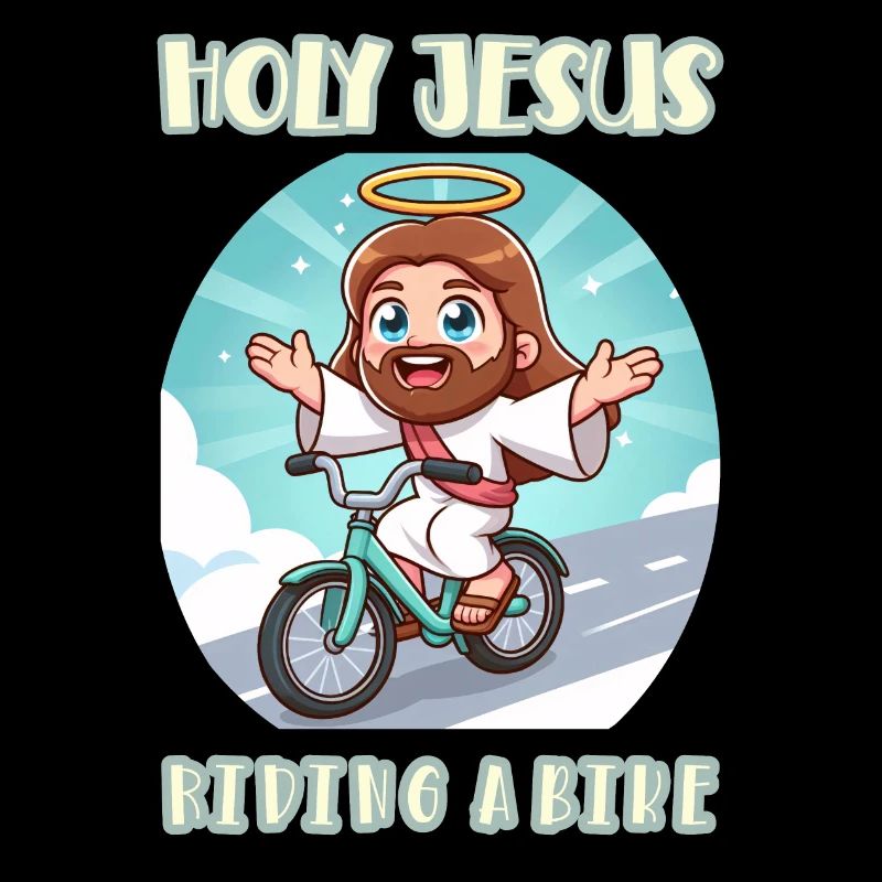 Saint Jésus à vélo