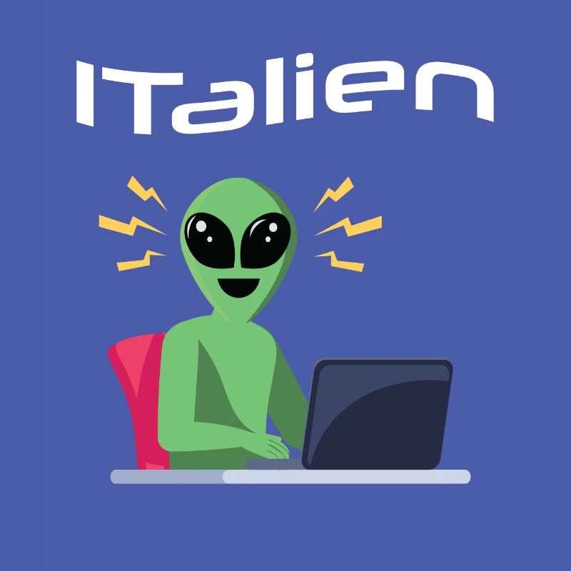 ITalien Alien Informatiker Hacker Coder
