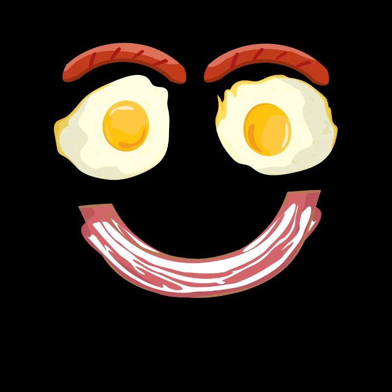 Egg Egg Laugh Bacon Breakfast Morning
