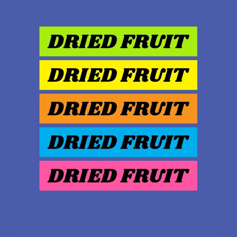 Dried Fruit Retro Dried Fruit Dehydration