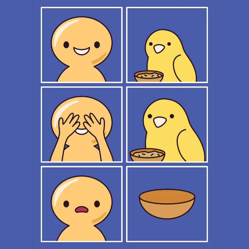 Canary Eats Fast Design for Fans