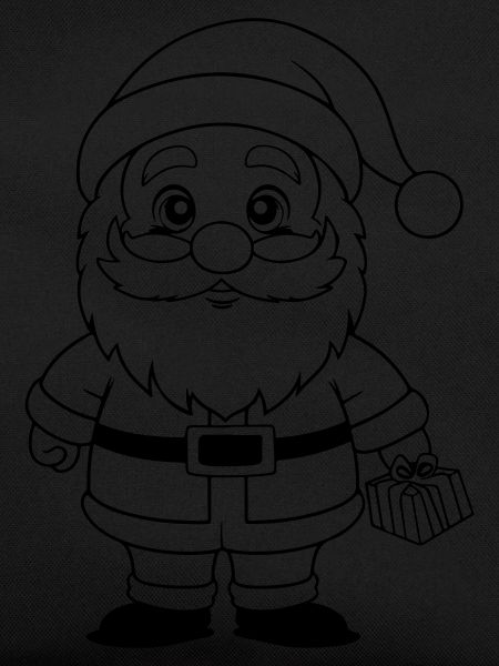 Christmas Man Winter Comic