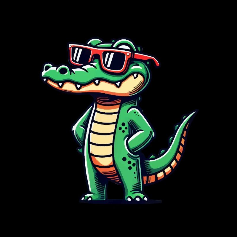 Crocodile Comic Cool