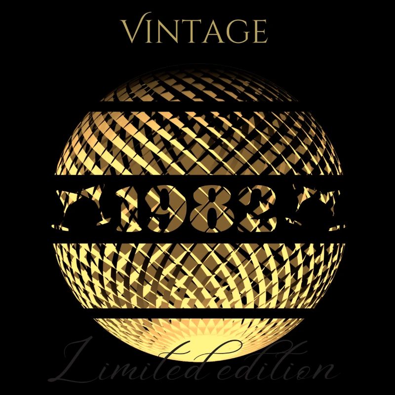 Millésime 1982 édition limitée 42e anniversaire or