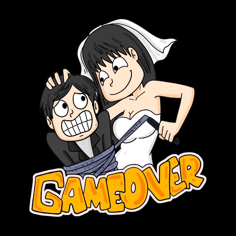 Game Over Wedding Funny Gift