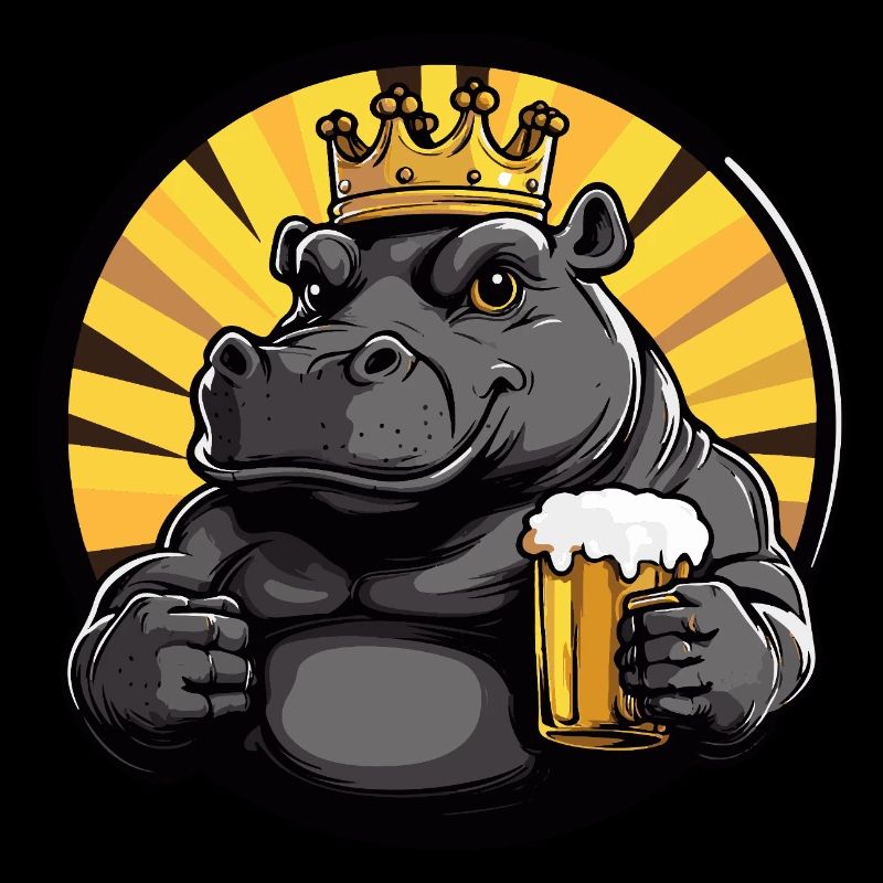 Nilpferd Bier