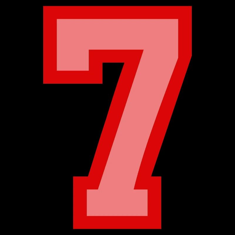 Cool Retro Retrostyle Jersey Number Back Number