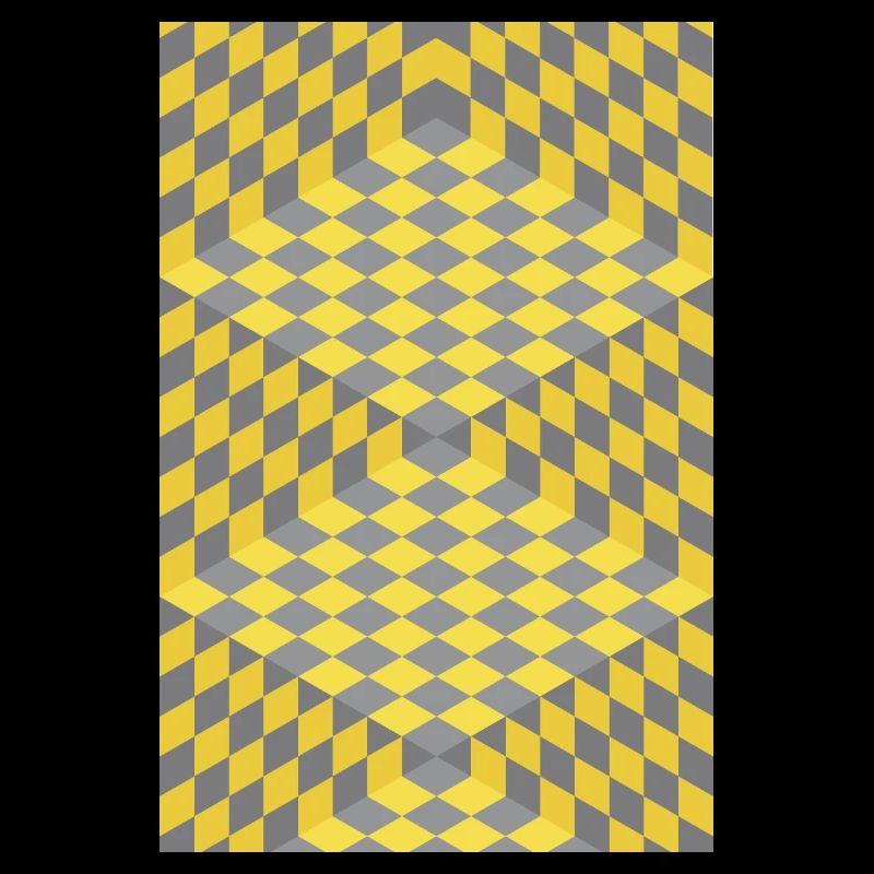 3D Chess Optical Illusion