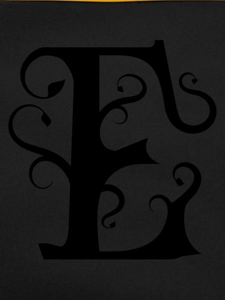 Monogramm Letter E