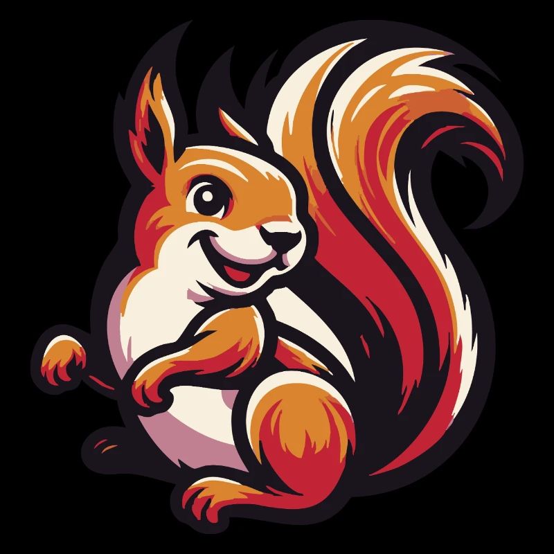 Rotes Eichhörnchen Grace