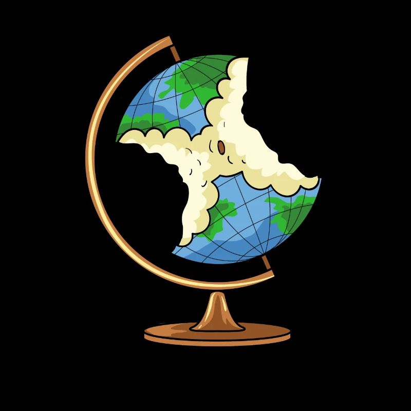 Globus Earth Apple Climate Protection Climate Change