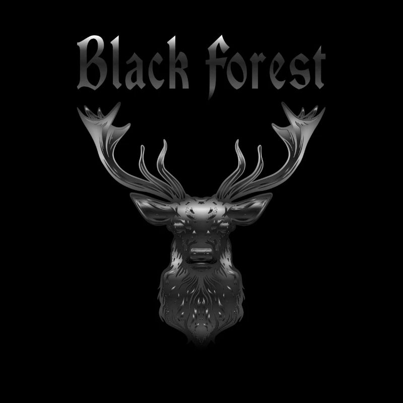 Faune des cerfs de la Forêt-Noire