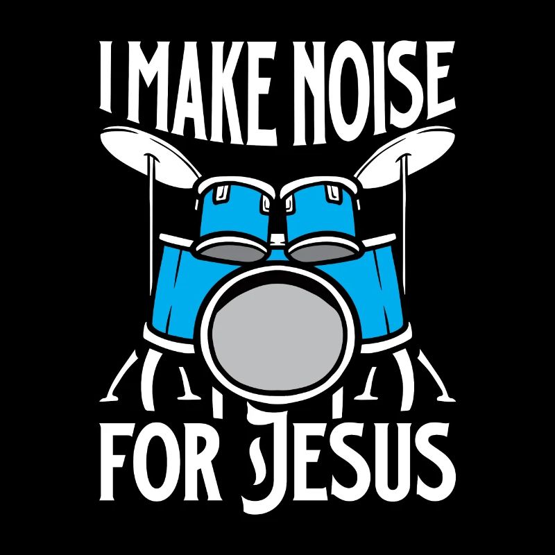 Drum Player Jesus Drum set Pick Jesus Drums Player