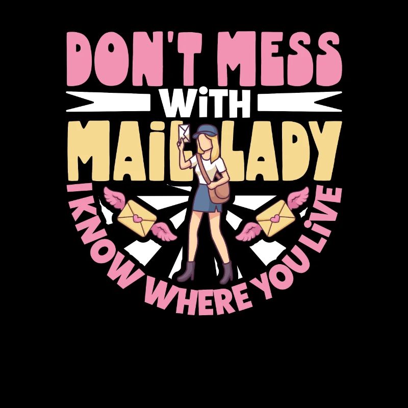 Postangestellte Postdame Postbote Post