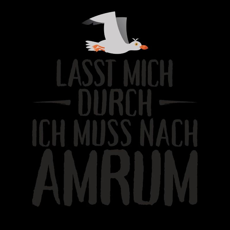 Lasst mich durch ich muss nach Amrum Möwe