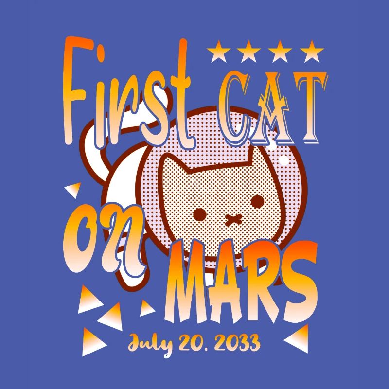 First Cat on Mars