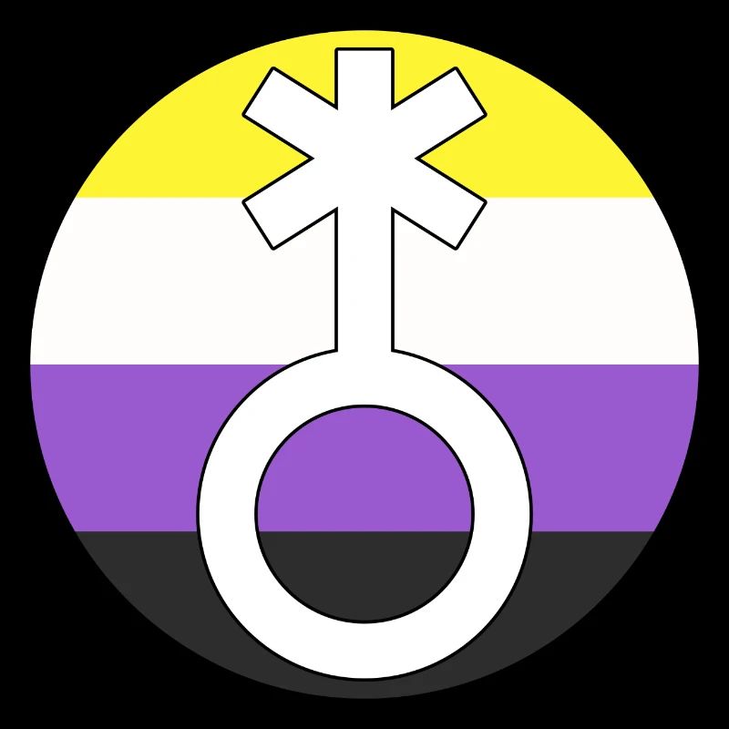 Symbol Nonbinary Non-Binary Nonbinary Gender