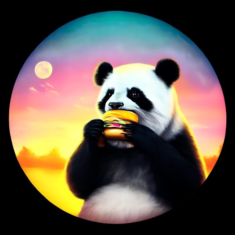 Panda au Cheeseburger Sunset