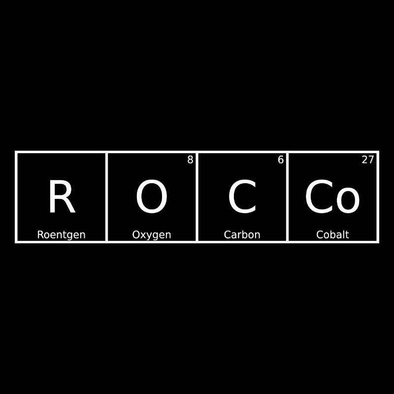 Rocco Name First Name Chemistry Periodic Table Elements