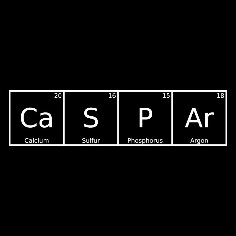 Caspar Name First Name Chemistry Periodic Table Elements
