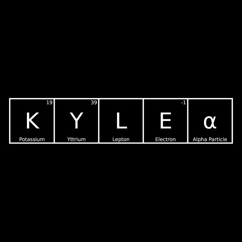 Kylea Surname First Name Chemistry Periodic Table Elements